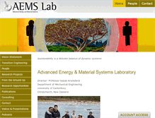 Tablet Screenshot of aemslab.org.nz